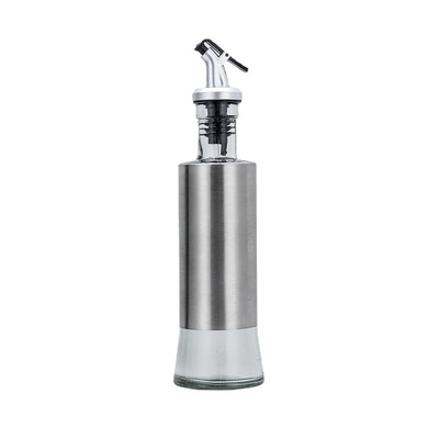 Wholesale Creative Glass Quantitative Oil Bottle Sealed Oil Pot Soy Sauce Vinegar Bottle Seasoning Bottle Kitchen Supplies Stainless Steel Oil Bottle Item Picture