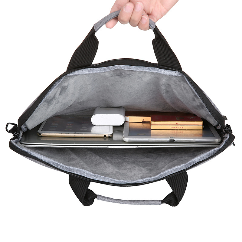 Mano delgada bl hombro ultrabook bolsa interior de un hombro hombro oblicuo span laptop bolsa de 15,6 pulgadas resistente al agua oxford cloth Item Picture
