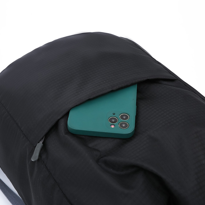 Manufacturers Wholesale Outdoor Leisure Waterproof Fitness Bag Students Daily Back Simple Drawstring Large Capacity Backpack Backpack Item Picture