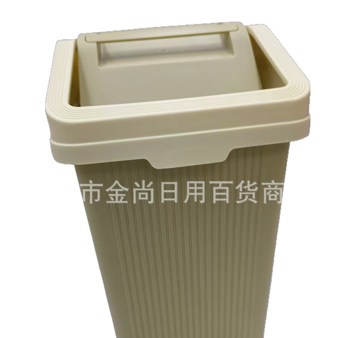 A simple kitchen trash can with a flip lid is a practical household storage trash can Item Picture