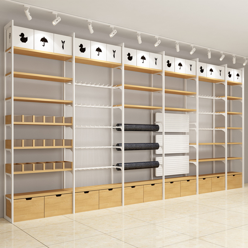 Famous Products Jewelry Boutique Stationery Store Mother And Child Store Steel And Wood Snack Store Store Super Convenience Store Supermarket Shelf Wholesale Specification drawing