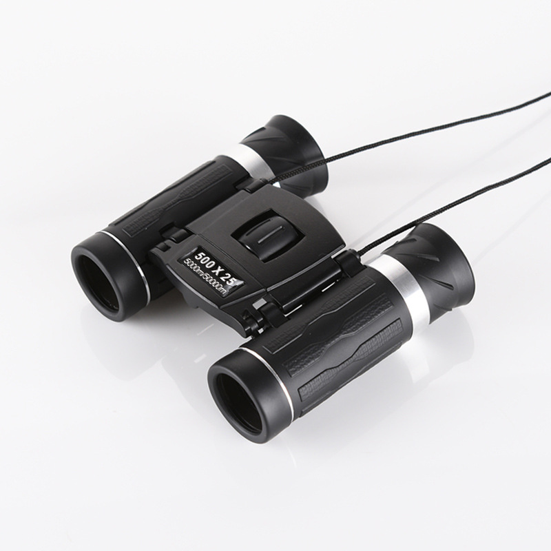 New binoculars 500×25 high-magnification high-definition fishing portable concert viewing glasses that can be taken with a mobile phone Specification image