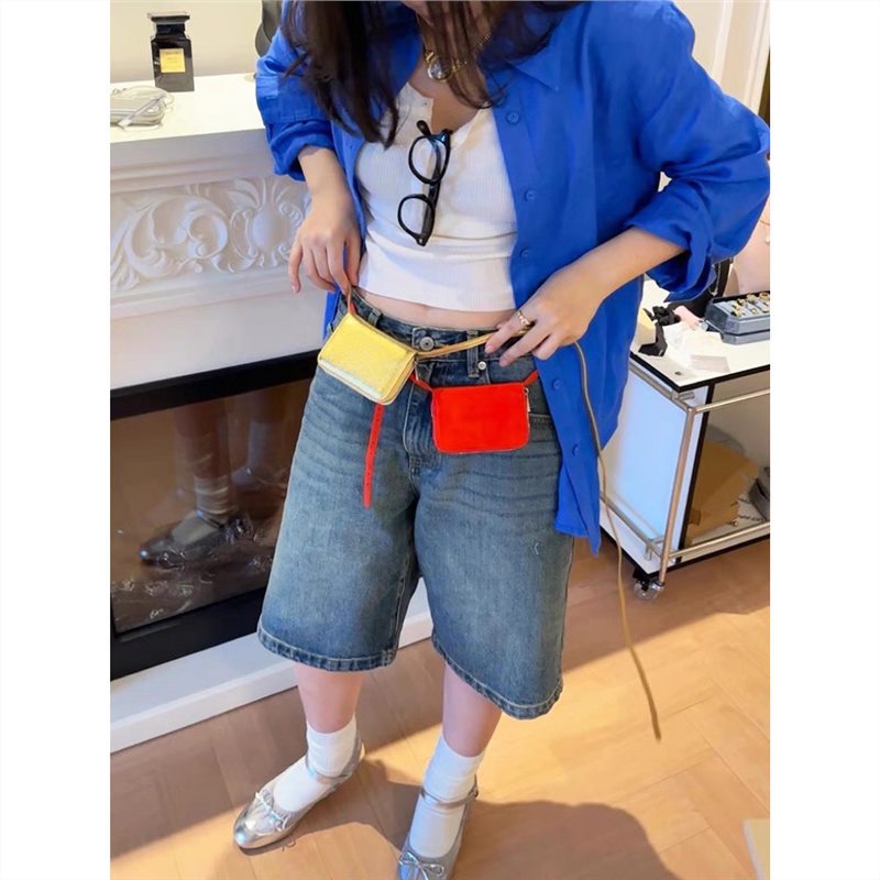 Korean Version Of The Network Red Small Hanging Bag Fott New Onuk Multi-Color Fashion With A Small Card Bag Fanny Pack Crossbody Chest Bag Application Scenario