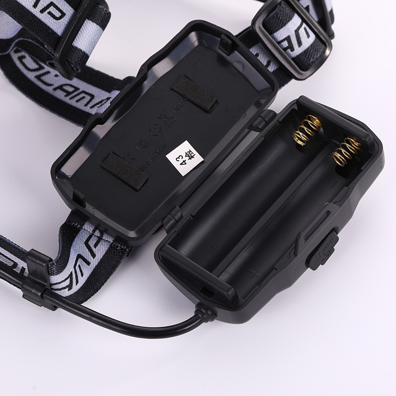 头灯、头戴式电筒实物图