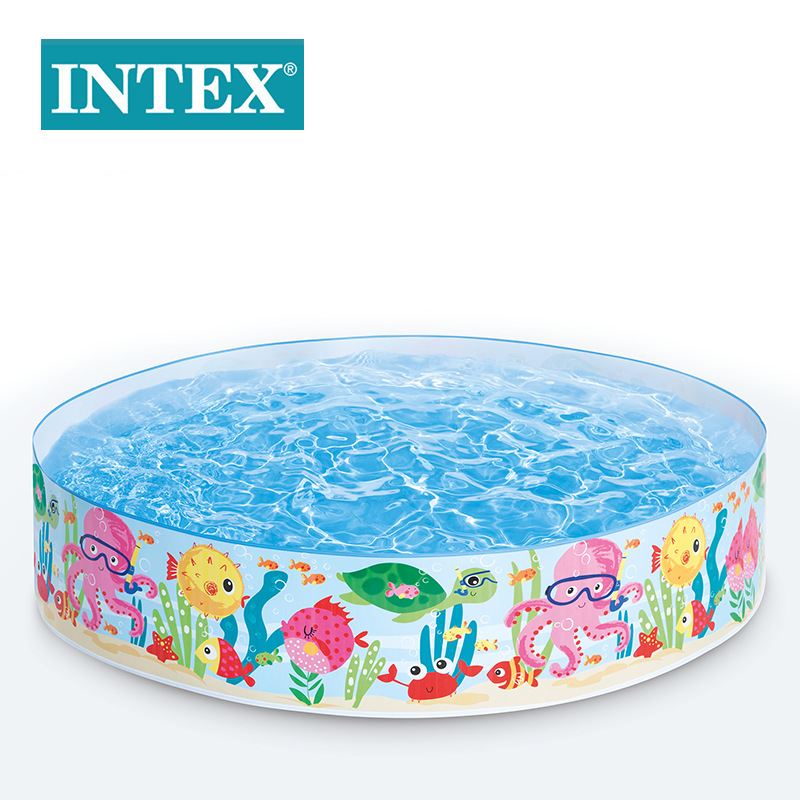 INTEX56452 Ocean Park Hard rubber Pool, Non-inflatable Pool, Family swimming pool, non-inflatable pool Item Picture