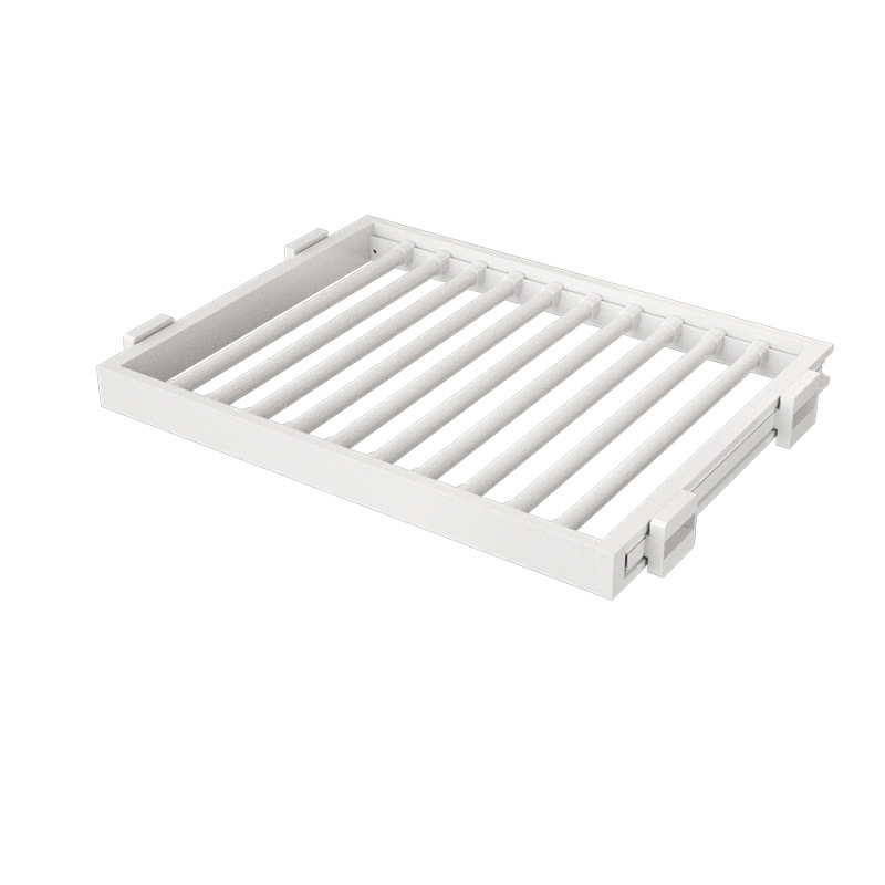 Wardrobe telescopic trouser rack, built-in trouser pull for wardrobe, balcony telescopic and pull-out hidden trouser rack, hardware accessories, clothes hanger Item Picture