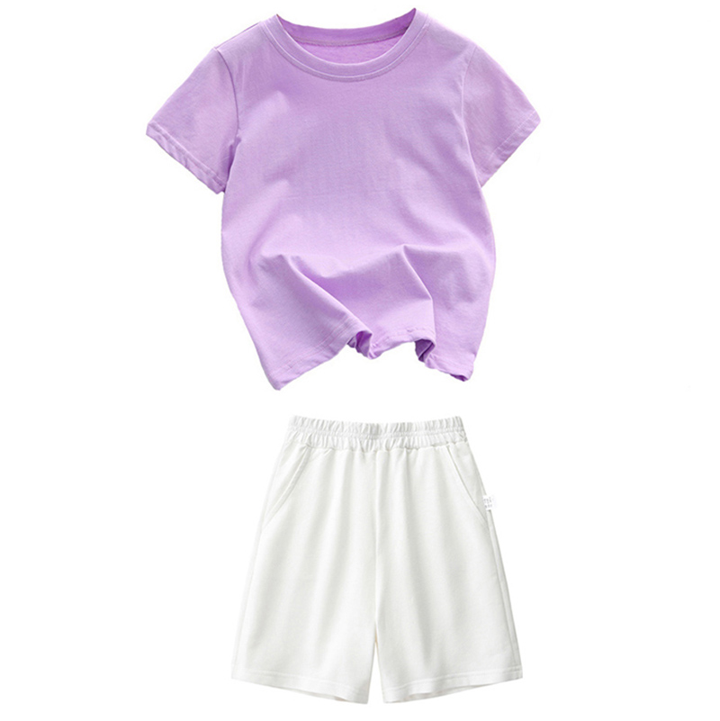 For boys, girls and children, there are white T-shirts and half-sleeved tops. For boys, there are solid-colored short-sleeved uniform class clothes. For children, there is pure cotton and pure white Item Picture