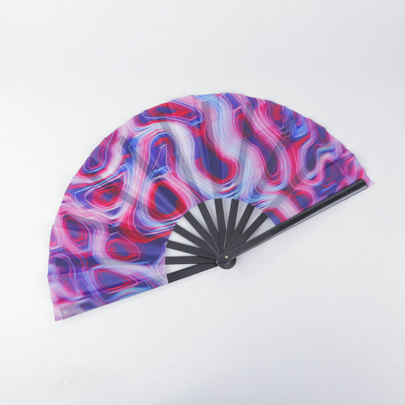 现货批发功夫扇大扇子功夫扇塑料扇骨广告扇图案亚马逊热门爆款详情20