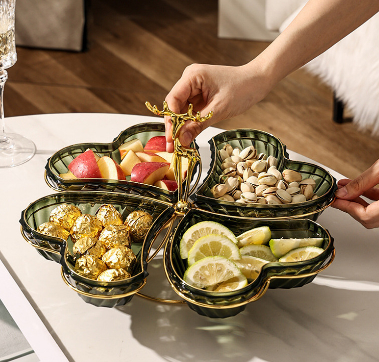 Candy plate, front desk, light luxury snacks, coffee table, fruit plate