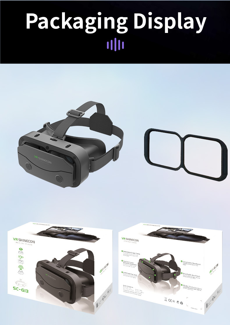 VRSHINECON千幻魔镜虚拟现实vr眼镜 手机电影游戏3d数码眼镜vr pic 28