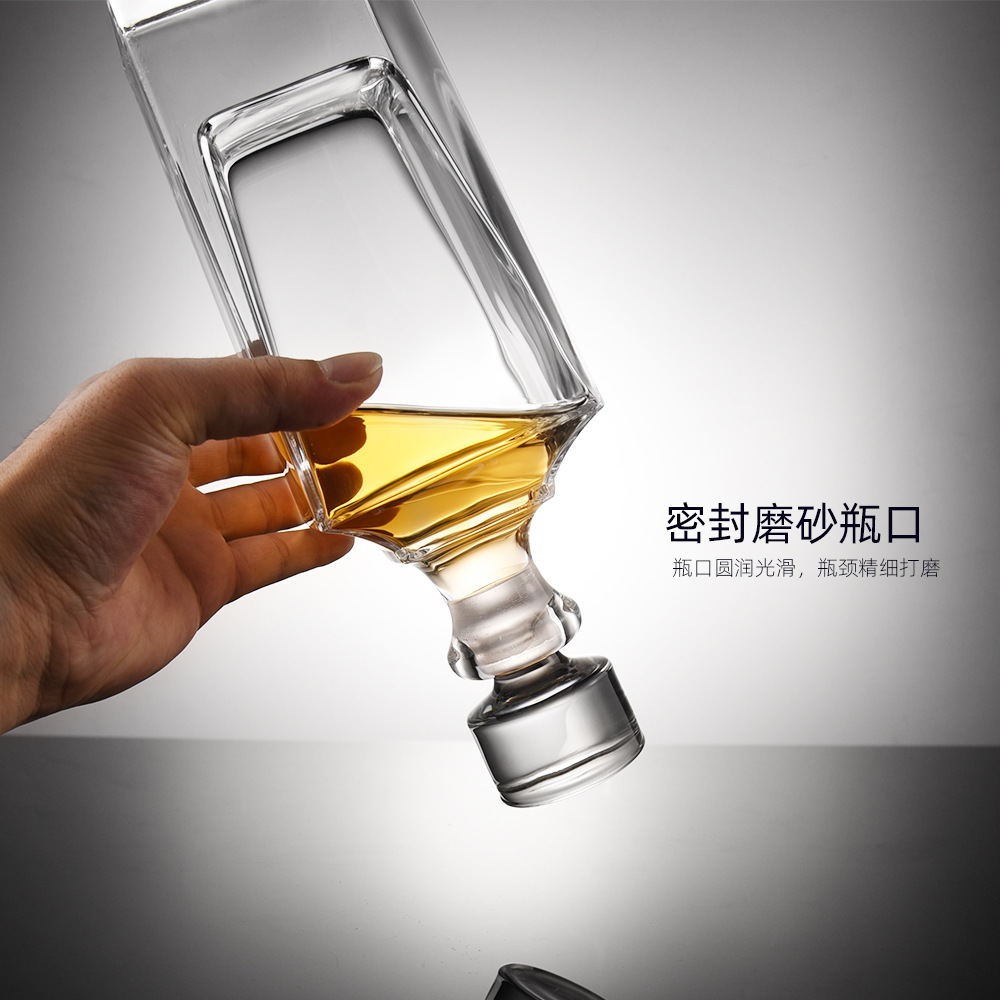 Glass Wine Bottle Creative Whiskey Glass Set Czech Style Wine Glass Decanter Red Wine Set Application Scenario