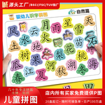 Children 3-4 to 6 years old Chinese character reading card children kindergarten advanced educational toys