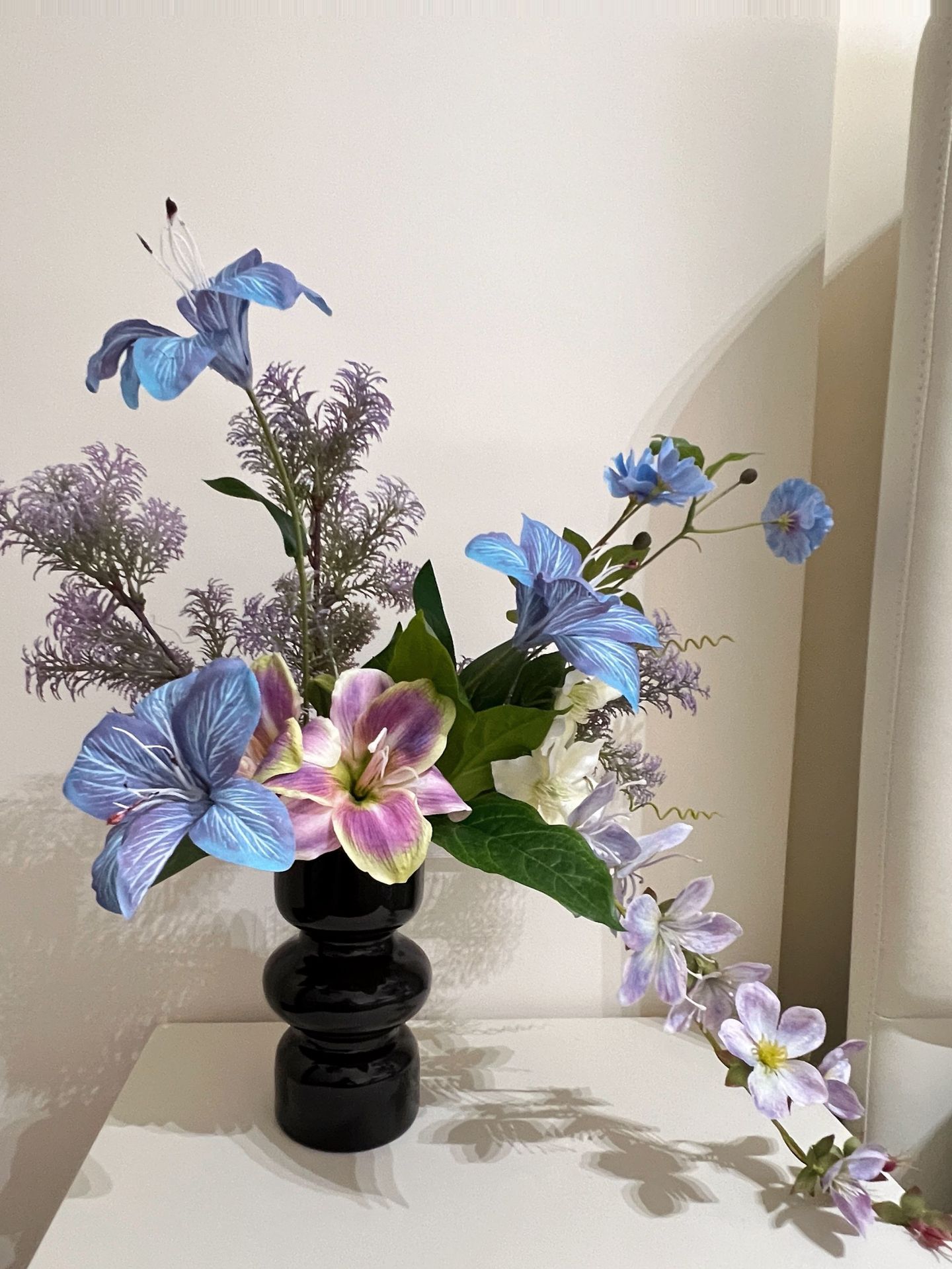 莫奈花园紫色仿真花网红拍照打卡造景diy布置橱窗软装搭配假花详情7