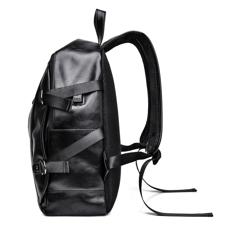 Mochila nuevo estilo 2023 mochila de gran capacidad de cuero suave para hombres estudiantes de secundaria business school bags hombres casual distribución al por mayor Application Scenario