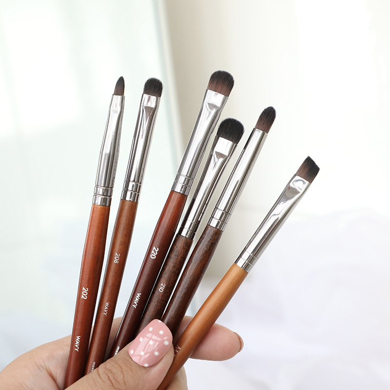 M172 202 208 210 212 220 Eyebrow Brush Eyeliner Brush Concealer Brush Eyeshadow Brush Cangzhou Makeup Brush Specification drawing