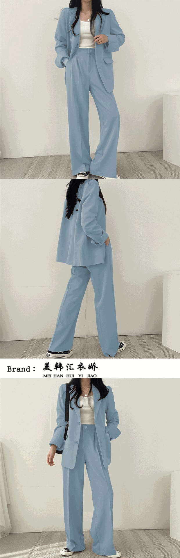 咖色西装外套女2023年春秋小个子炸街新款时尚l韩版休闲西服套装详情22