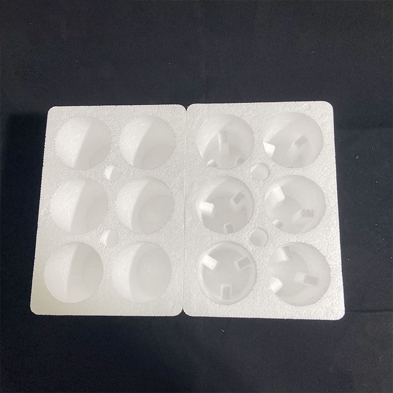 Red wine bottle foam box, single or multiple beverage wine bottles thickened anti-drop and anti-collision foam tray packaging foam box Specification image