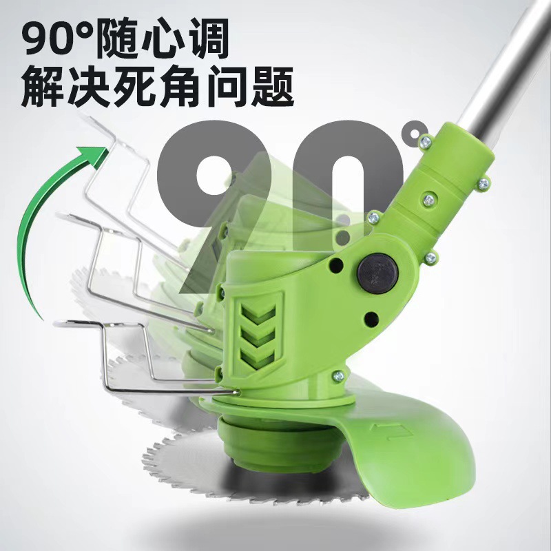 Lithium battery lawn mower, household small lawn mower, lithium battery rechargeable lawn mower, multi-functional weeding, high power Application Scenario
