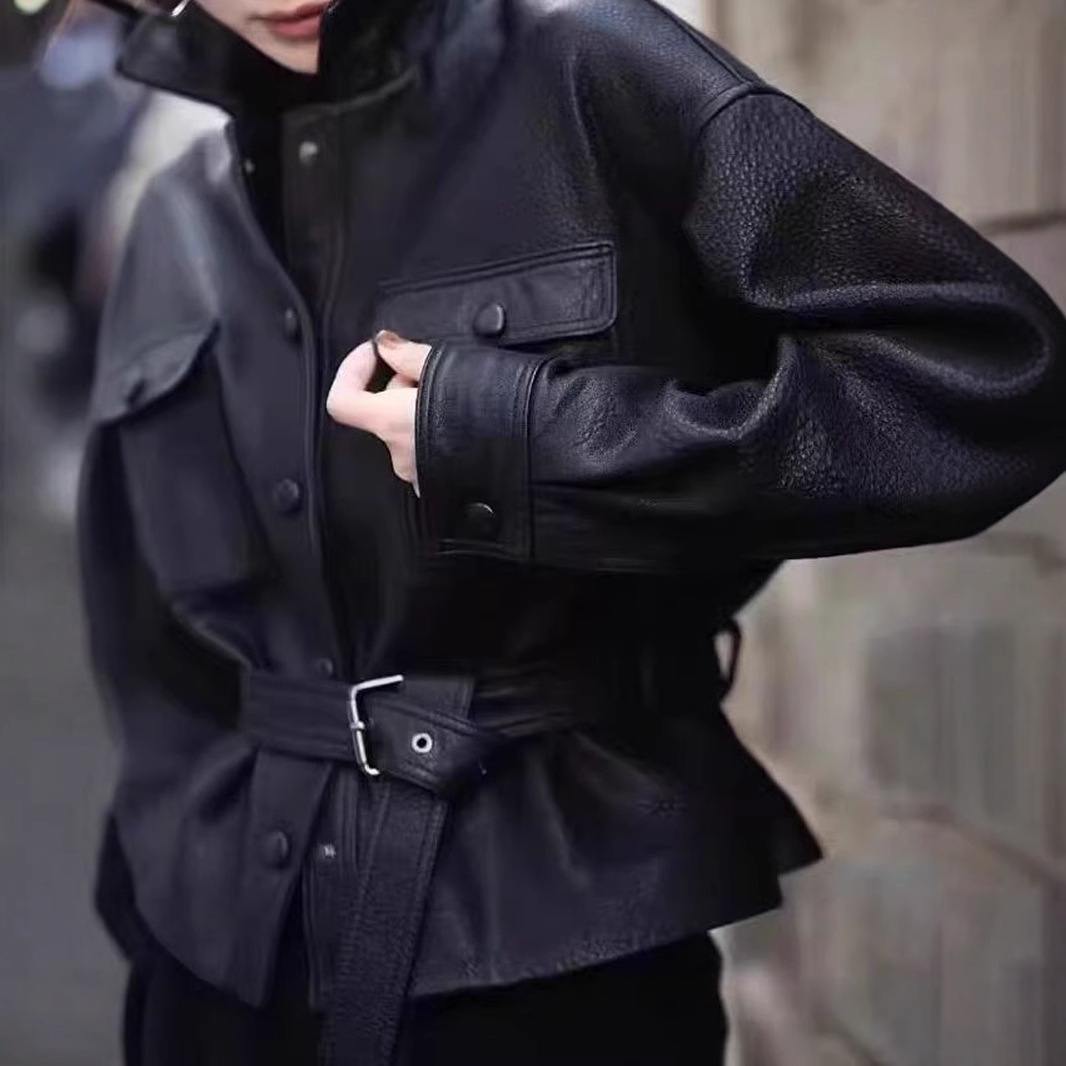 宋佳同款皮衣短外套女2025春新款收腰显瘦夹克高级感炸街机车服