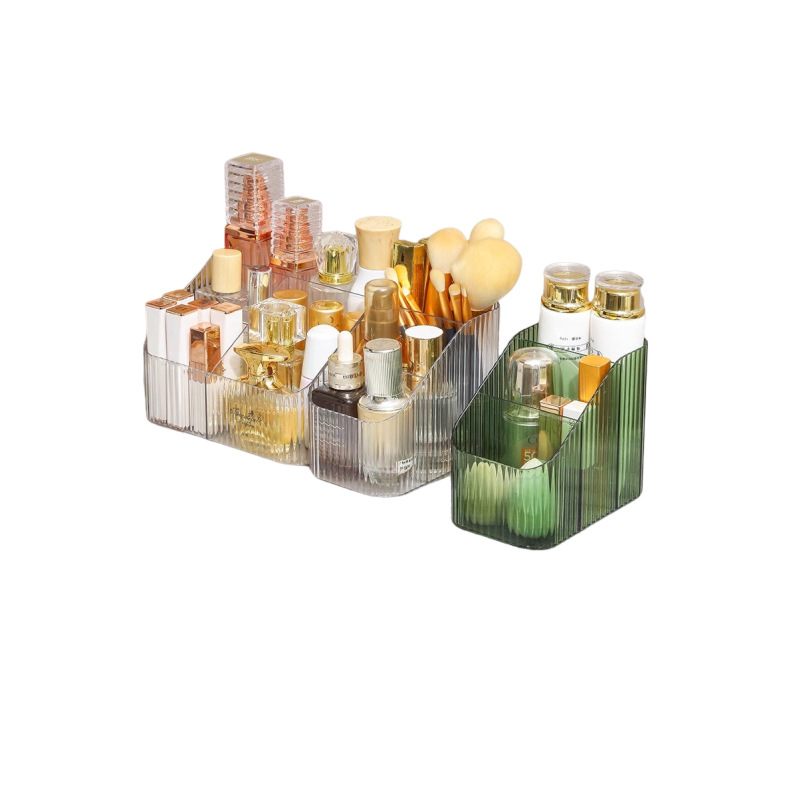 Desktop Storage Box Cosmetics Division Box Bedroom Dormitory Plastic Storage Box Item Classification Helper Item Picture