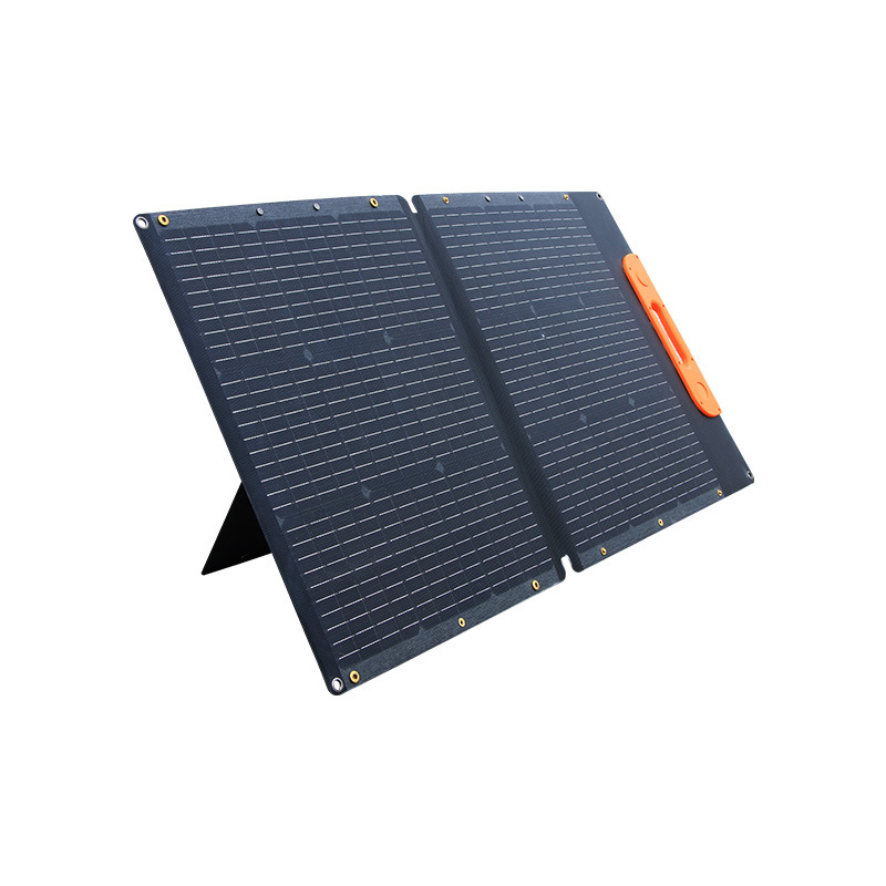 100W Solar Folding Bag Folding Panel Charging Panel Portable Mobile Phone Power Photovoltaic Fast Charging Outdoor Charging Item Picture