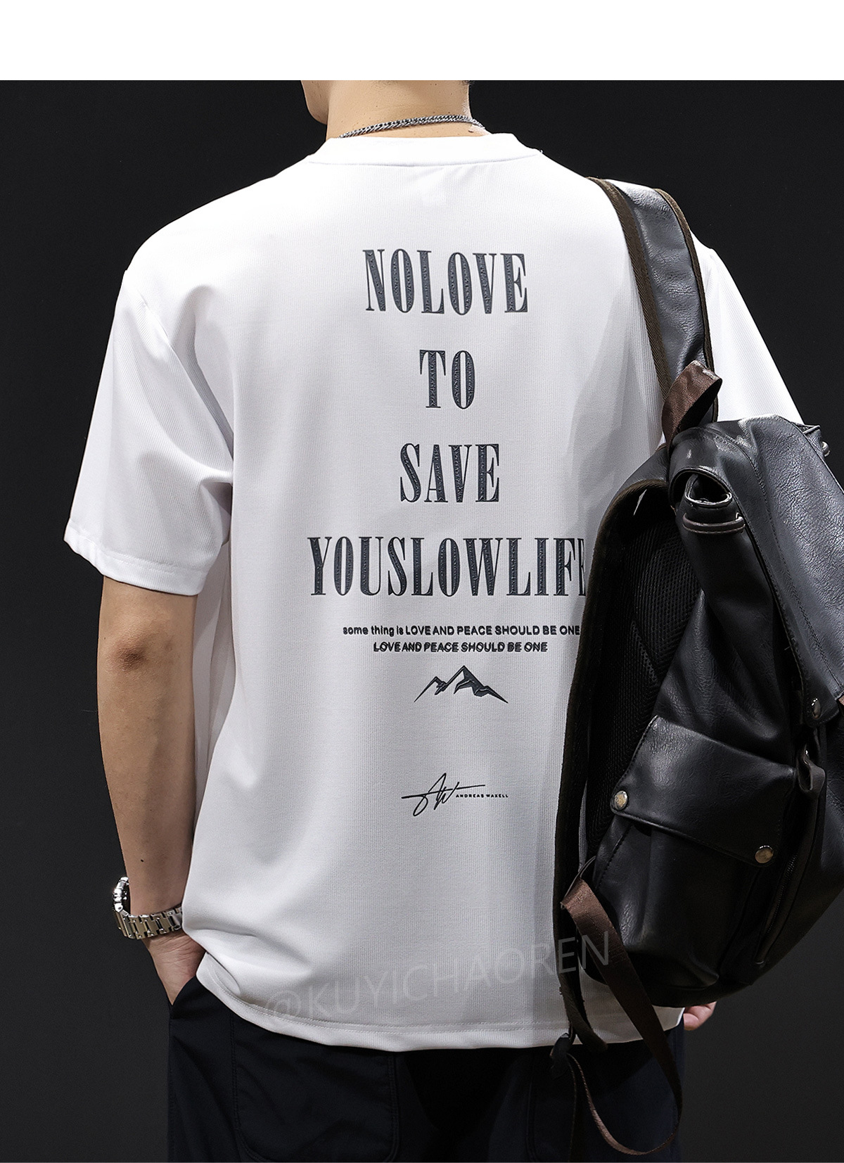 透气柔顺速干短袖t恤男潮牌大码高端衣服男士体恤夏季2025新款薄详情14