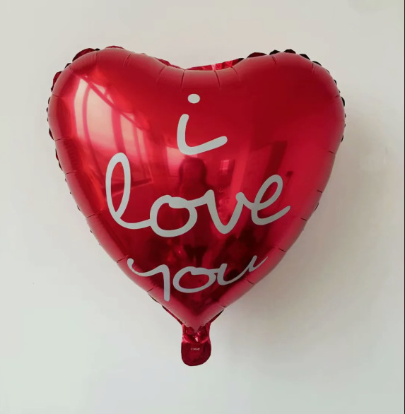 厂家批发18寸情人节气球装饰气球婚庆庆典球生日派对宝宝周岁派对