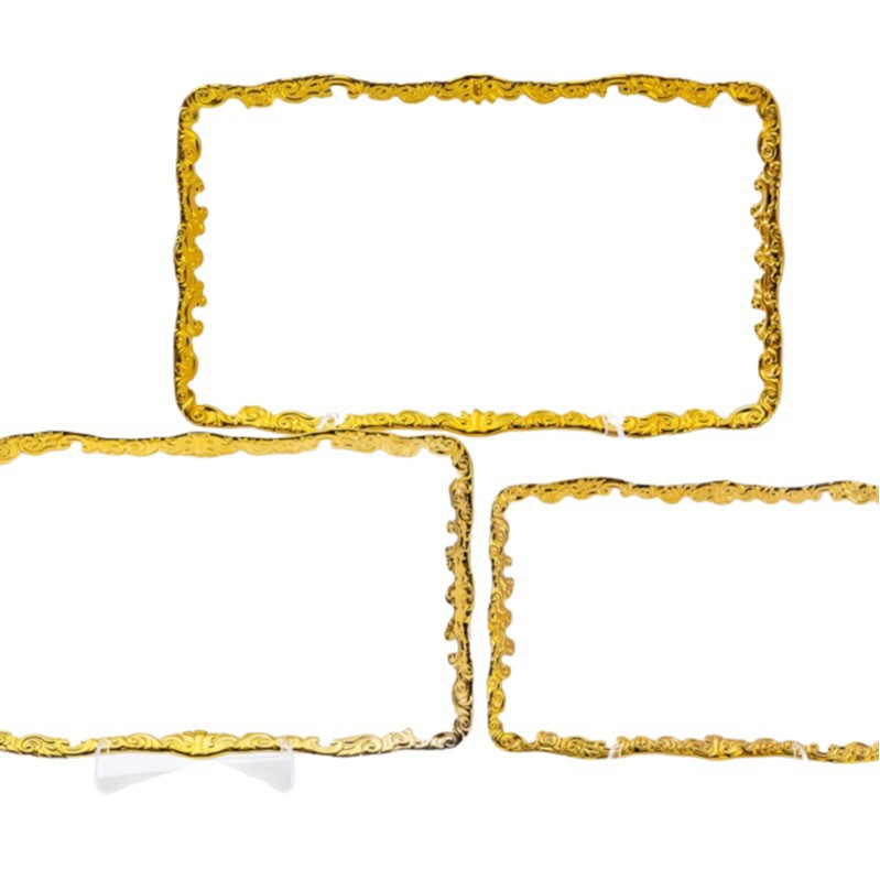 Wholesale of light luxury ceramic tableware sets, high-end gold-plated plates with gold edges Item Picture