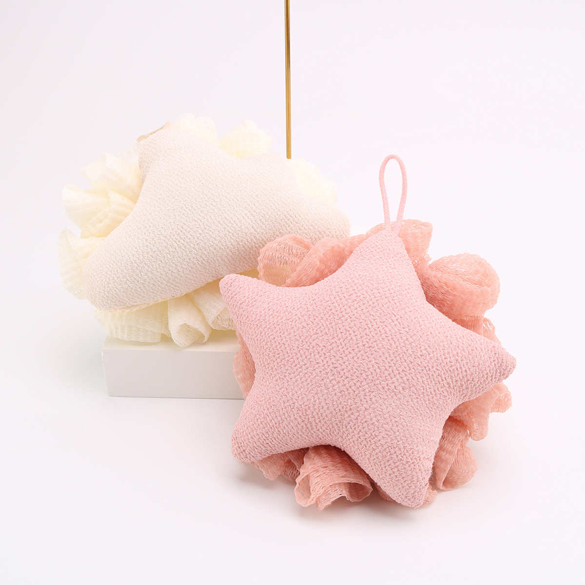 New Star Bath Flower Does Not Loose Fashion Hanging Foam Soft Cute Ins No Pain No Pain Large Bath Ball Bath Flower Bath Ball details Picture