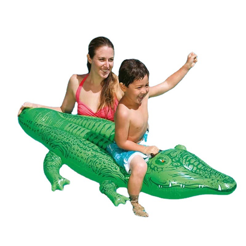intex 58546 Cross-border Inflatable Water Toys, Water Supplies, Crocodile mounts, animal floats Item Picture
