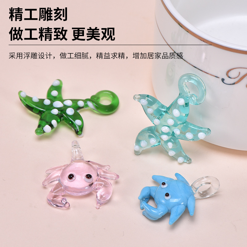 Handmade Glass Pendants, Cute Chinese Trend Girl Style Bracelet Earrings, Exquisite Diy Headwear Accessories details Picture