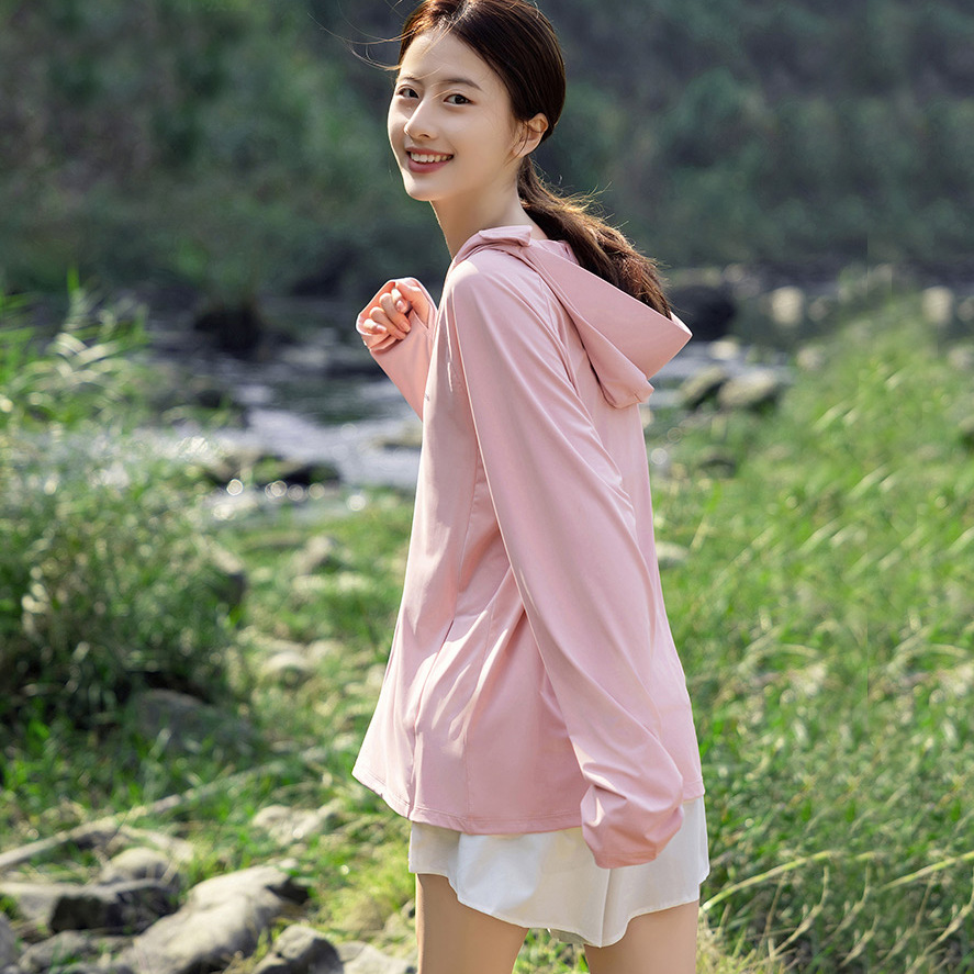 Upf50+ Ice Silk Sunblock Clothing Women's New Brim Original Yarn Summer Uv Protective Outdoor Sun-Protective Clothing Men And Women The Same Application Scenario