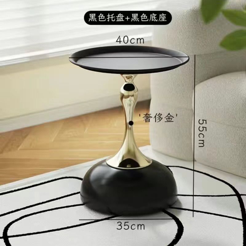 Italian minimalist small coffee table, small table, light luxury sofa side table, simple modern internet-famous side table, creative corner table for the living room details Picture