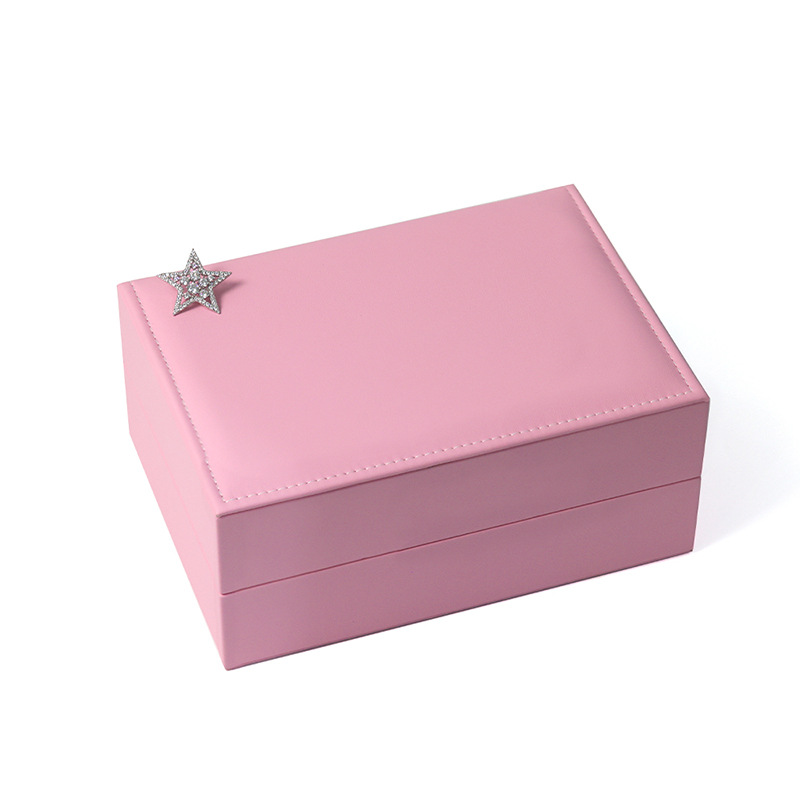 Zhihua Factory direct sales of dual-position multi-functional watch boxes, high-end leather boxes and storage boxes. Colors can be customized Application Scenario