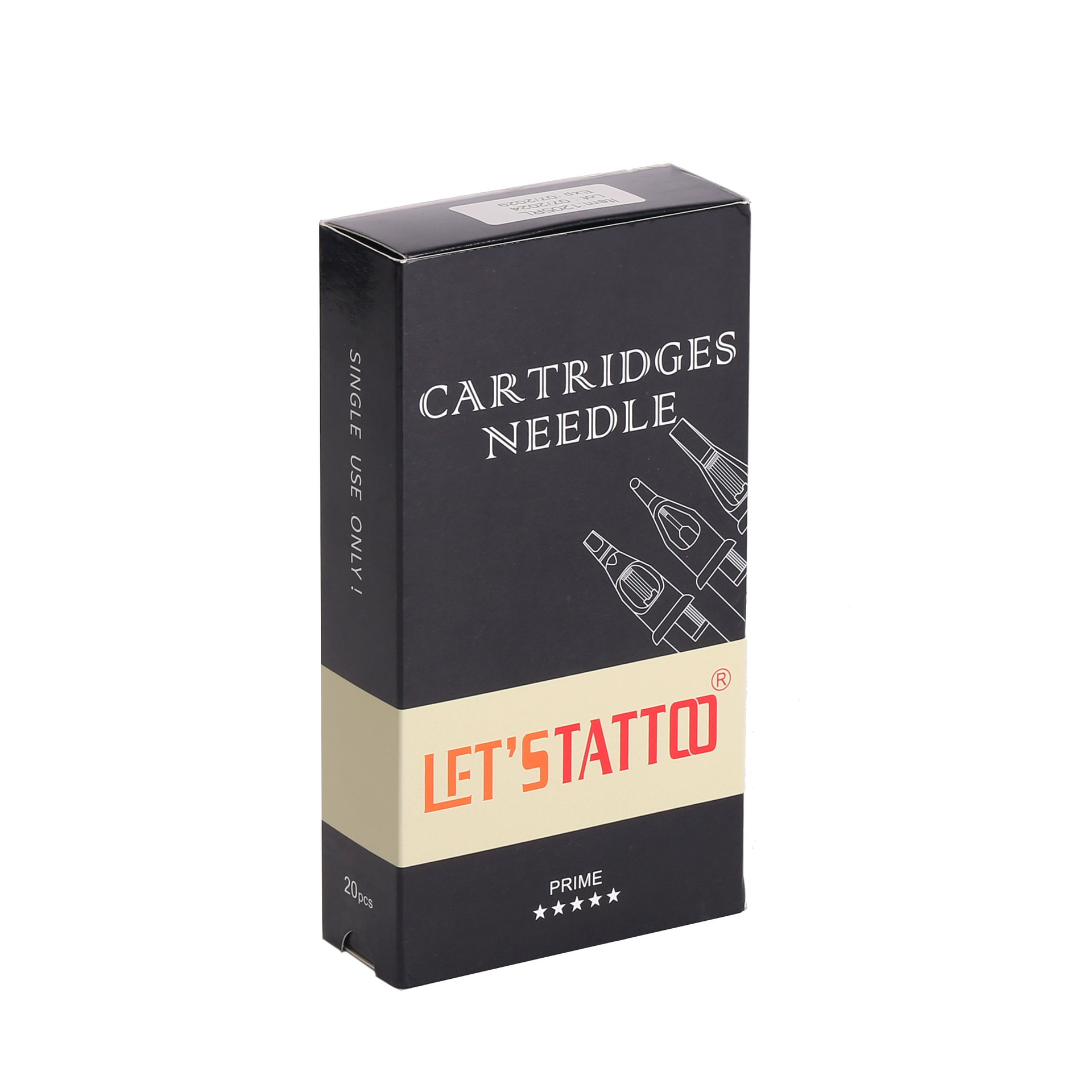 letstattoo初学者练习者纹身针初初学者入门安全不锈钢纹身针头