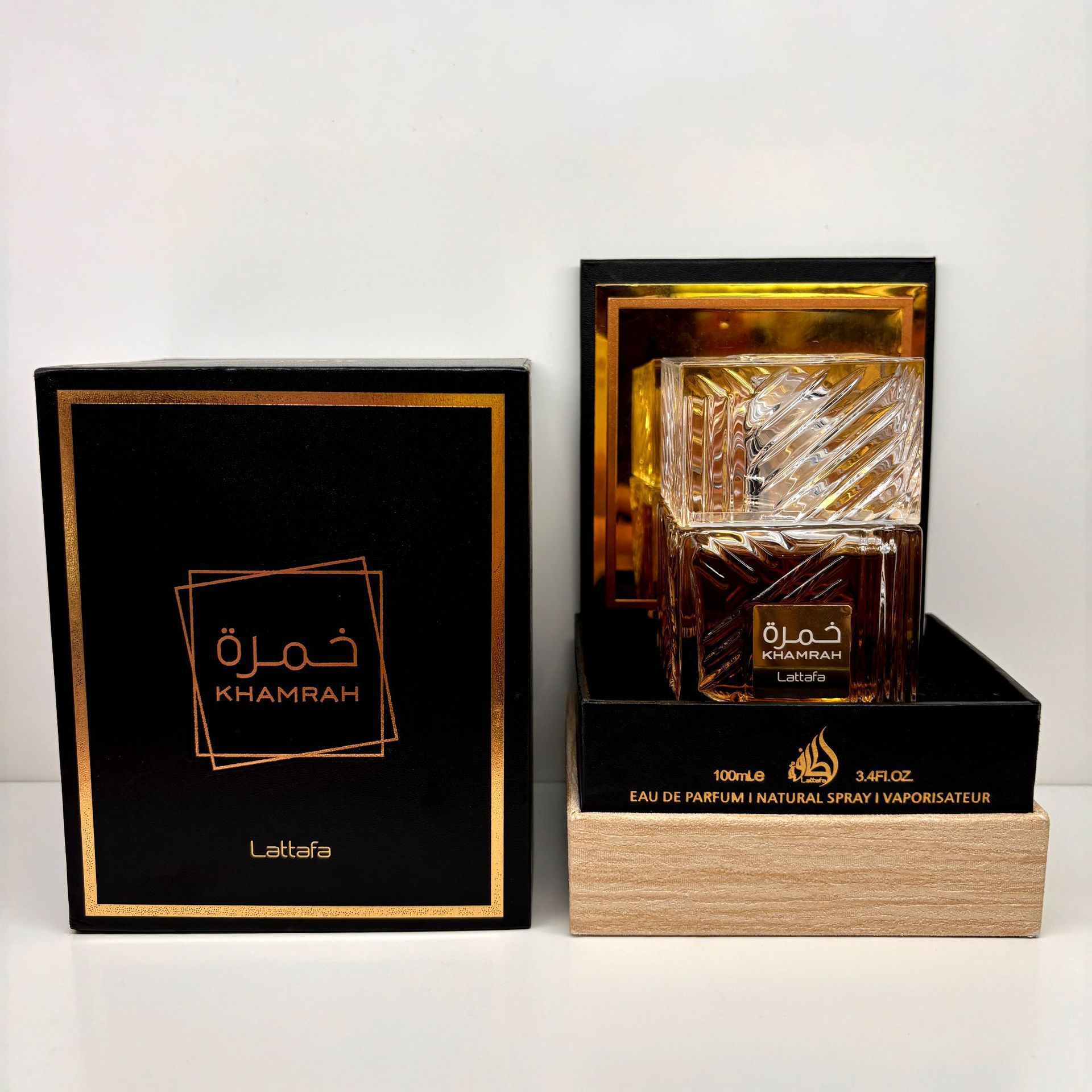 Alta calidad transfronteriza Lattafa KHAMRAH Medio Oriente árabe dubai hombres perfume comercio exterior kamla details Picture