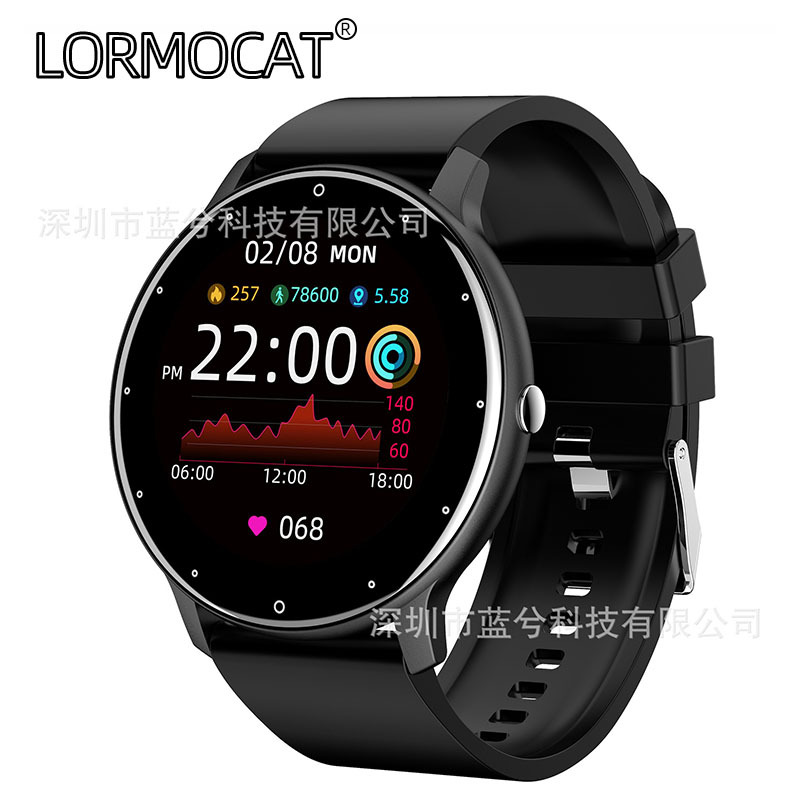 【ZL02D Dafit】 Cross-border ZL02D smart bracelet message reminder touch screen heart rate blood oxygen smartwatch details Picture
