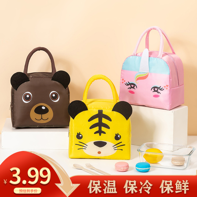 学生上班饭盒/牛津布加厚铝/保温袋饭盒袋产品图