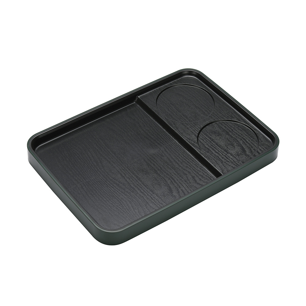 Factory direct sales: Guest room water bottle tray, consumables box, tissue box, tea rack, towel tray, remote control stand, tea box Specification image