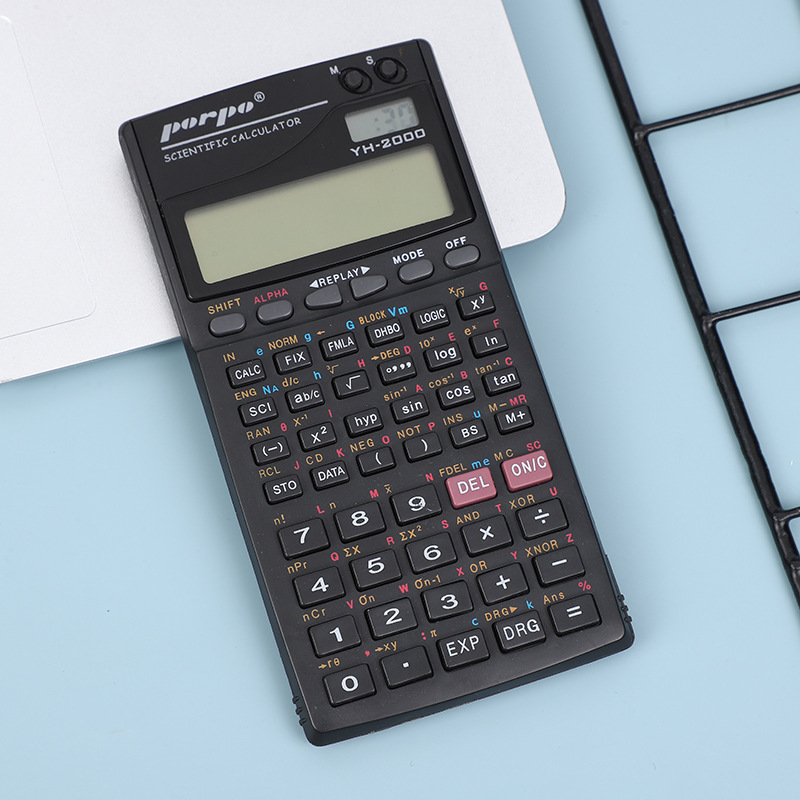 Yh-2000 Function Calculator Exam Students Dedicated Multi-Functional Scientific Calculator Wholesale Calculator Specification drawing