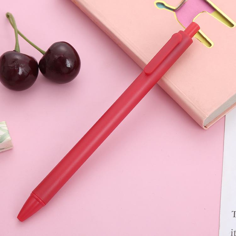 Morandi Press gel Pen 0.5mm bullet macaron Press Gel Pen Retro office stationery signature pen Specification image