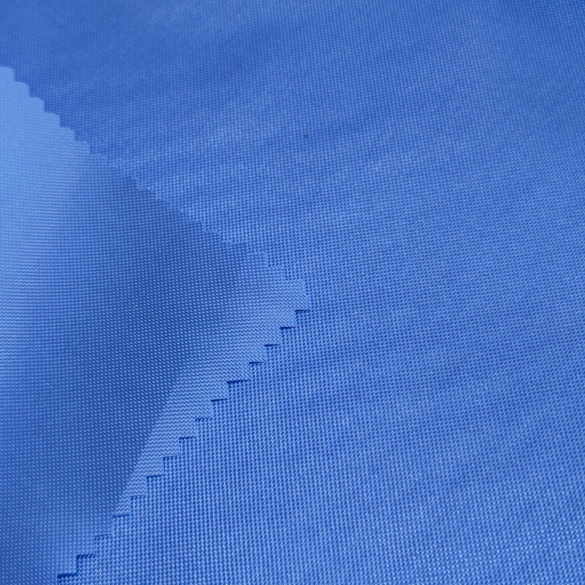 Factory Direct Blue Polyester Oxford Cloth F20 Bags Footwear Backpack Telescopic Tent Decoration Fabric Air Film Cloth Specification drawing