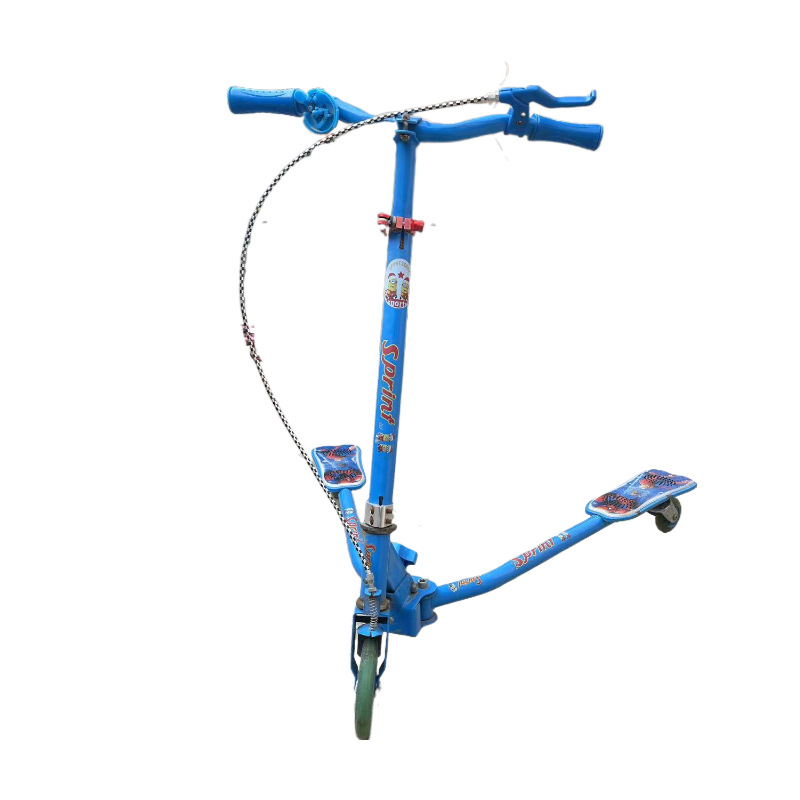 Children's scooters, scissor lifts, 3-15 years old double-pedal baby frog lifts, and large children's slide lifts are 90% brand new Item Picture
