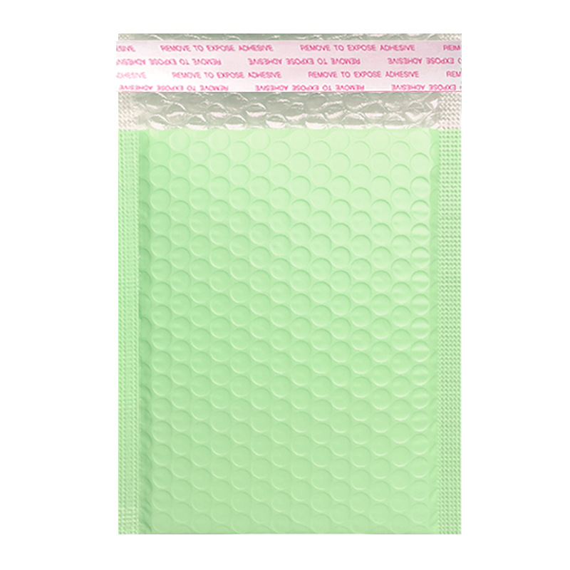 Colored co-extruded film bubble bags, self-adhesive blue, green and purple envelope bags, bare powder black clothing packaging foam express bags pic 12
