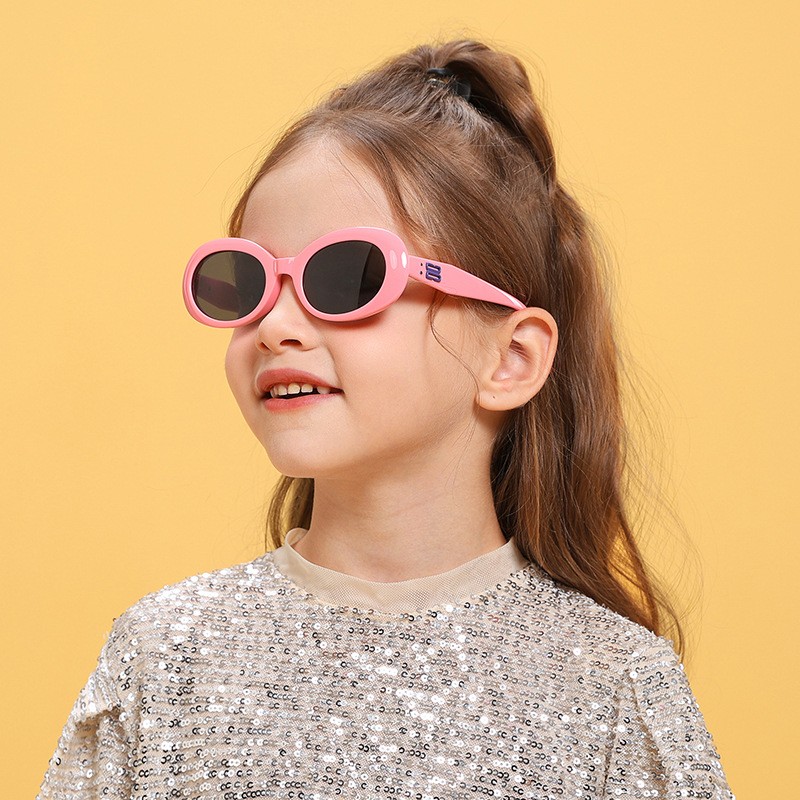 2024 New Children's Sunglasses Cute Cartoon Polarizing Primary School Sunglasses Sunshade Mirror 7-129 details Picture