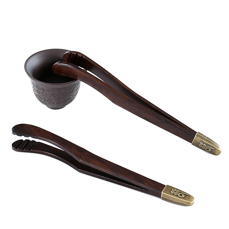 Tea tongs, tea tweezers, tea cup tongs, kung Fu tea ceremony accessories, wooden tongs, tea brewing tools, cup tongs wholesale