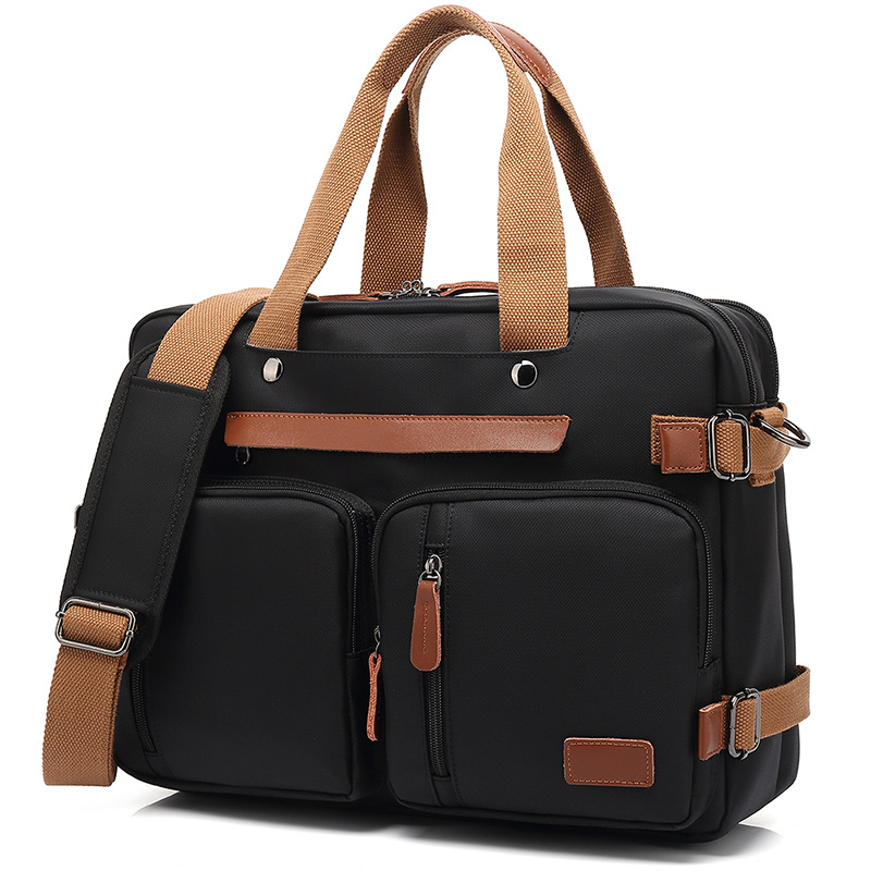 Cross-Border Multi-Functional Backpack Men Wear-Resistant Student Schoolbag Business Handbag Computer Bag Factory Direct Sales Item Picture