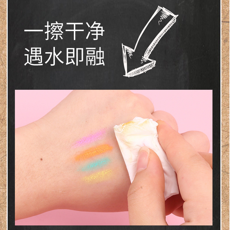 水溶性无尘粉笔白色办公教学用品粉笔儿童彩色涂鸦绘画固体粉笔详情图4