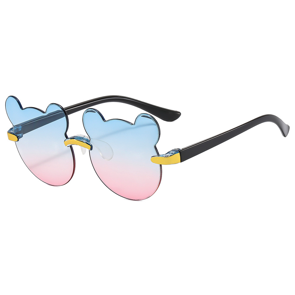 Factory direct sales of children's sunglasses, fashionable baby sunglasses, trendy glasses, and cute cartoon glasses for men aged 1 to 2 Specification image