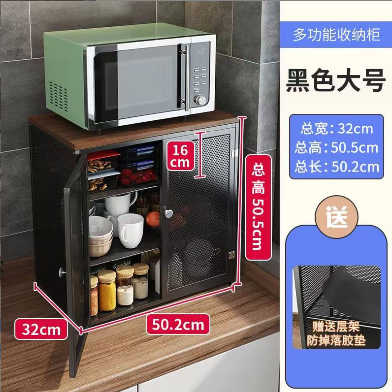 Kitchen bowl cabinet, household dishes, draining and breathable, leftover food storage rack details Picture